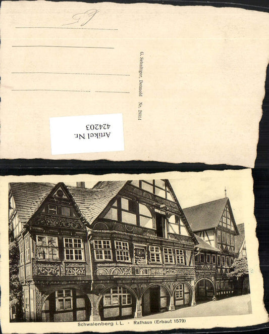 424203,Schwalenberg Rathaus