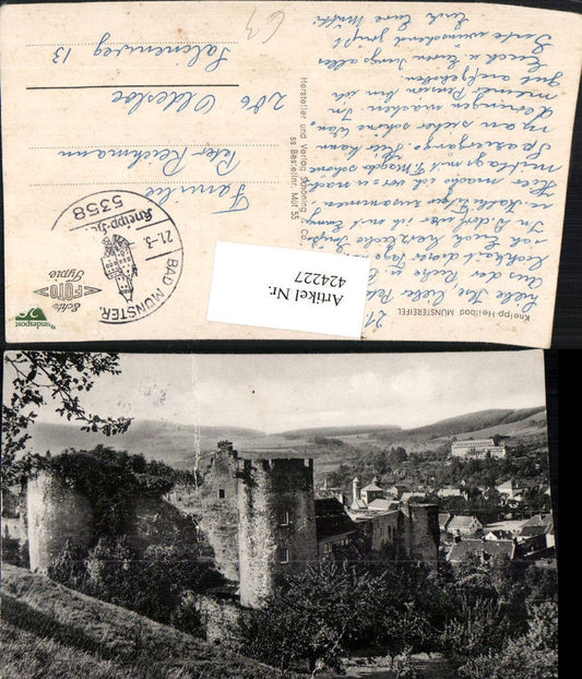 424227,Bad Münstereifel Teilansicht m. Ruine