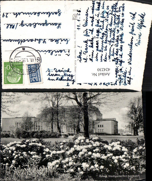 424230,Essen Stadtgarten m. Saalbau