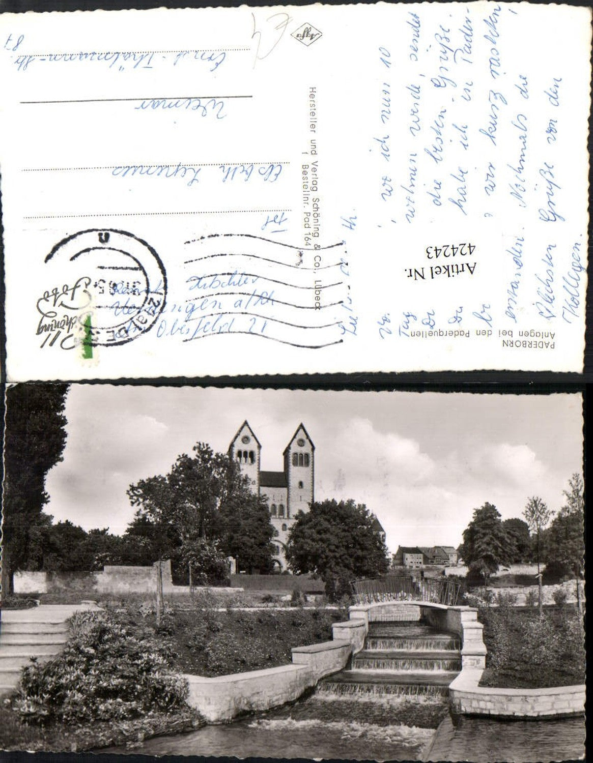 424243,Paderborn Anlagen bei den Paderquellen Kirche