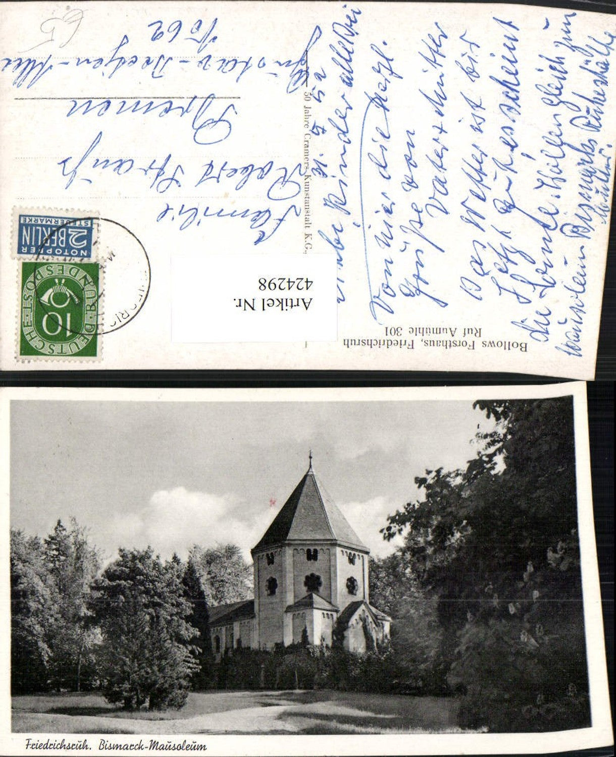 424298,Friedrichsruh b. Aumühle Bismarck-Mausoleum