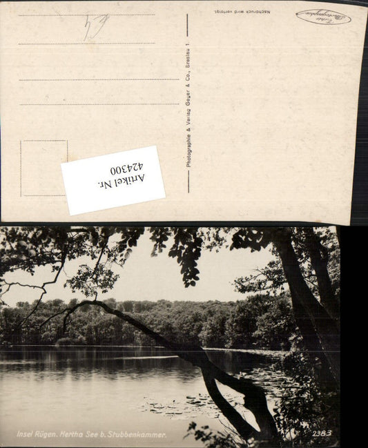 424300,Insel Rügen Hertha See b. Stubbenkammer Partie