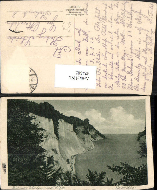 424305,Insel Rügen Kieler Ufer Wissower Klinken Steilküste Klippe