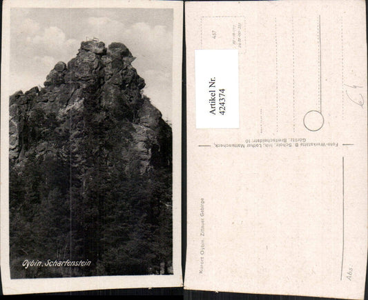 424374,Oybin Scharfenstein Felsen