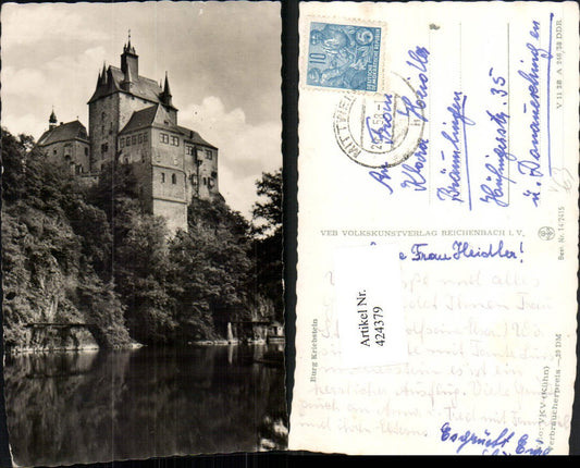 424379,Burg Kriebstein b. Waldheim pub VEB