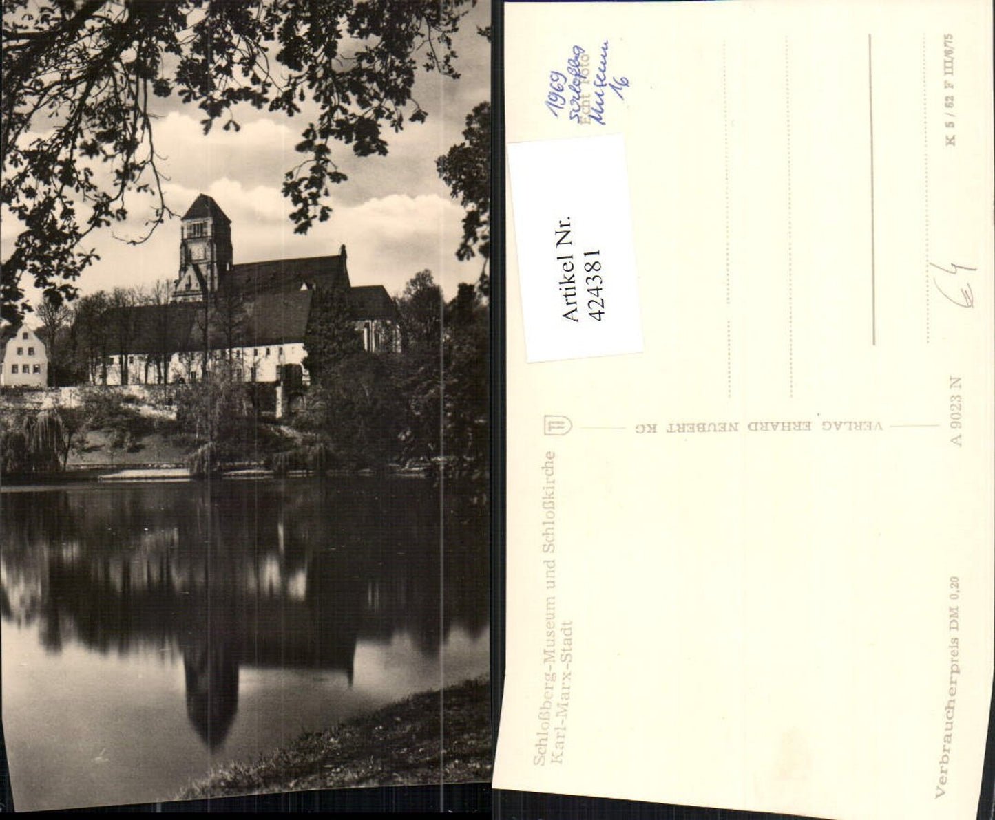 424381, Karl-Marx-Stadt Chemnitz Schlossberg Museum and Castle Church