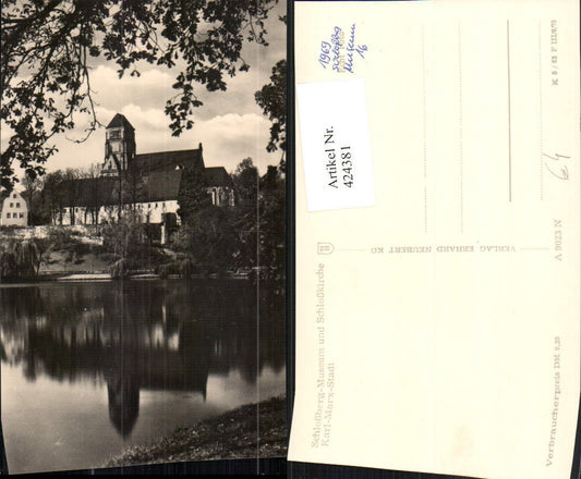 424381,Karl-Marx-Stadt Chemnitz Schlossberg Museum u. Schlosskirche