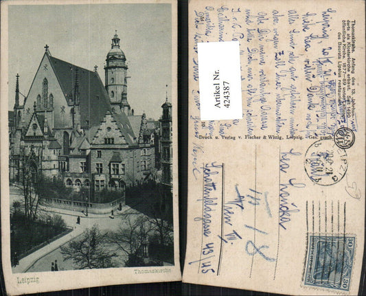 424387,Leipzig Thomaskirche Kirche