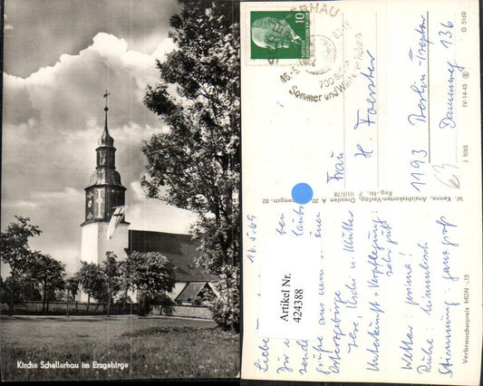 424388,Schellerhau im Erzgebirge b. Altenberg Kirche