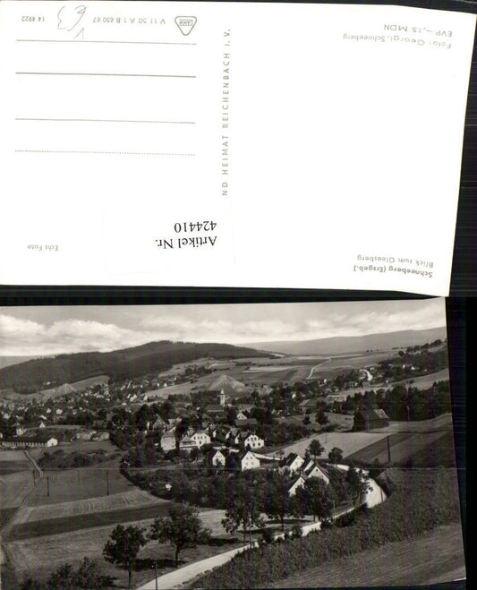 424410,Schneeberg im Erzgebirge Totale m. Gleesberg pub VEB