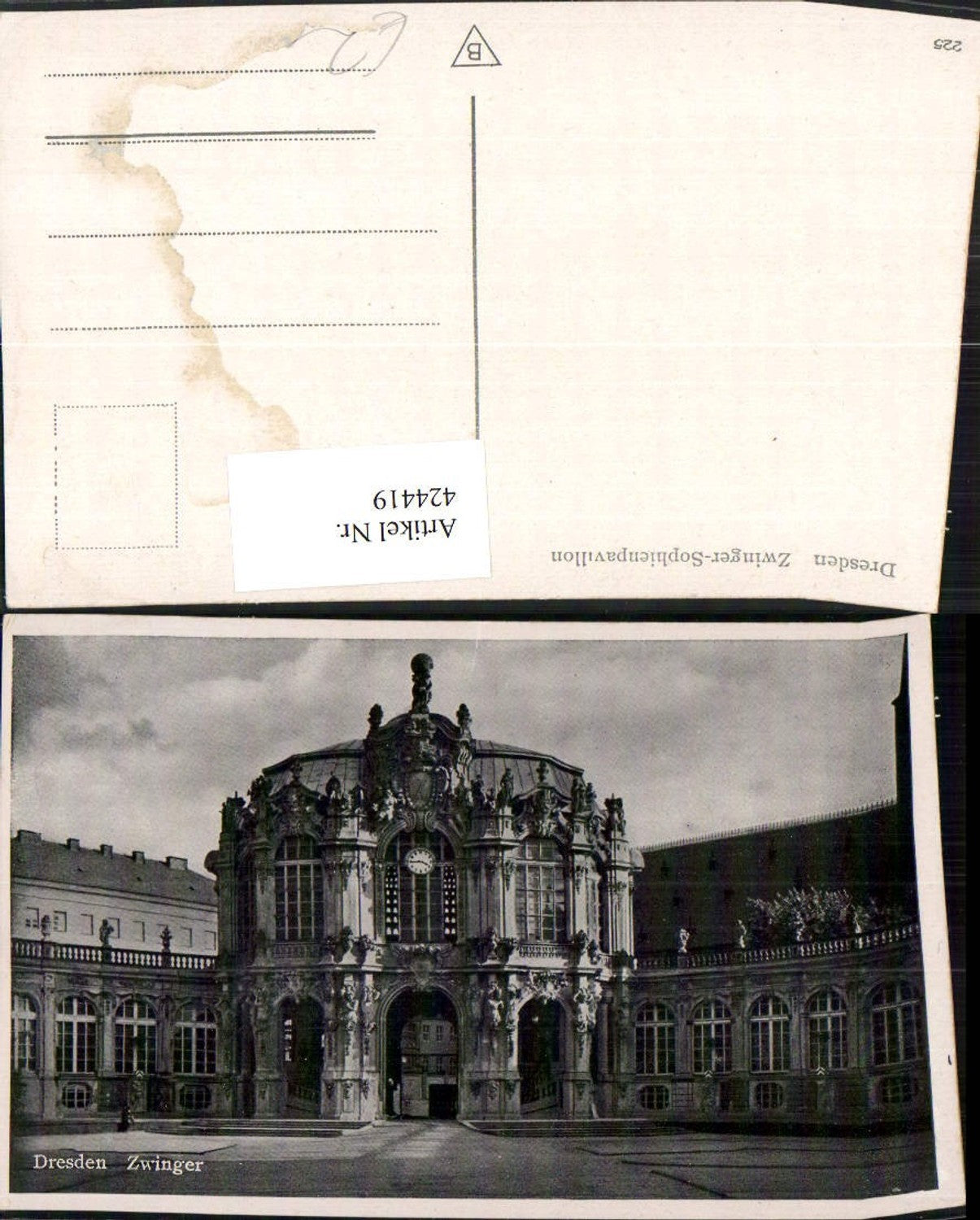 424419, Dresden Zwinger Sophienpavillon