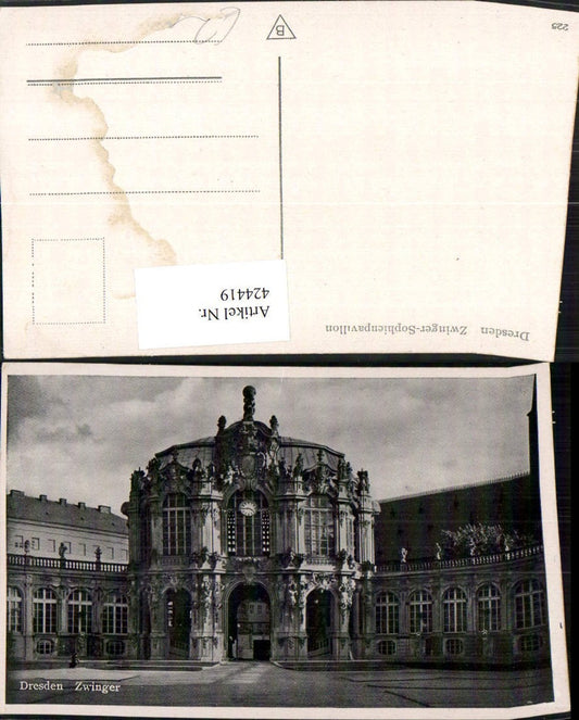 424419,Dresden Zwinger Sophienpavillon