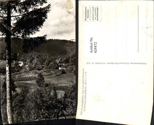 424472,Ehlenbogen b. Alpirsbach Kurhaus Grezenbühl