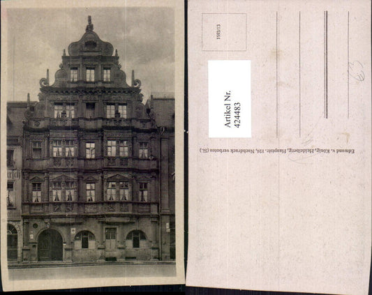 424483, Heidelberg Weinstube Gebäude pub Edmund v. König