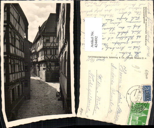 424492, Mosbach im Neckartal Schwanengasse Gasse