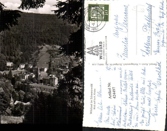 424497, Wildbad in the Black Forest, view of the Catholic church