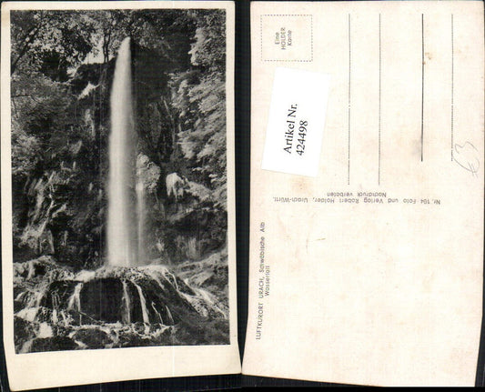 424498, Urach Swabian Alb Waterfall