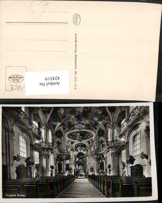 424519,Propstei Birnau b. Uhldingen-Mühlhofen Kirche Innenansicht
