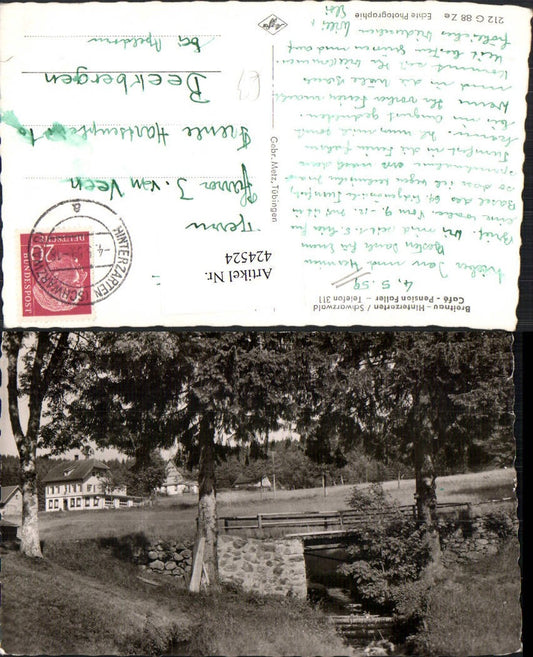 424524, Breitnau Hinterzarten in the Black Forest Cafe Pension Faller