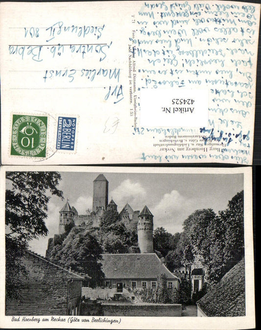 424525, Hornberg Castle on the Neckar River near Neckarzimmern