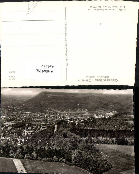 424539, Geislingen an der Steige Total view including Ödenturm Helfenstein-Tegelberg
