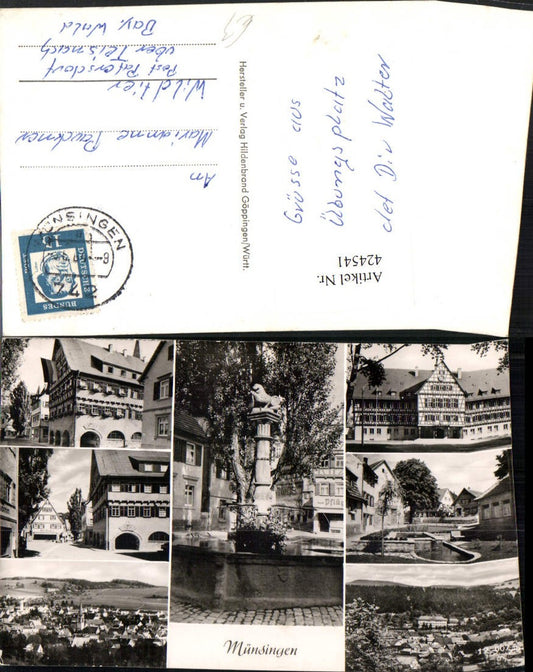 424541, Münsingen Total fountain town hall Multi-view map