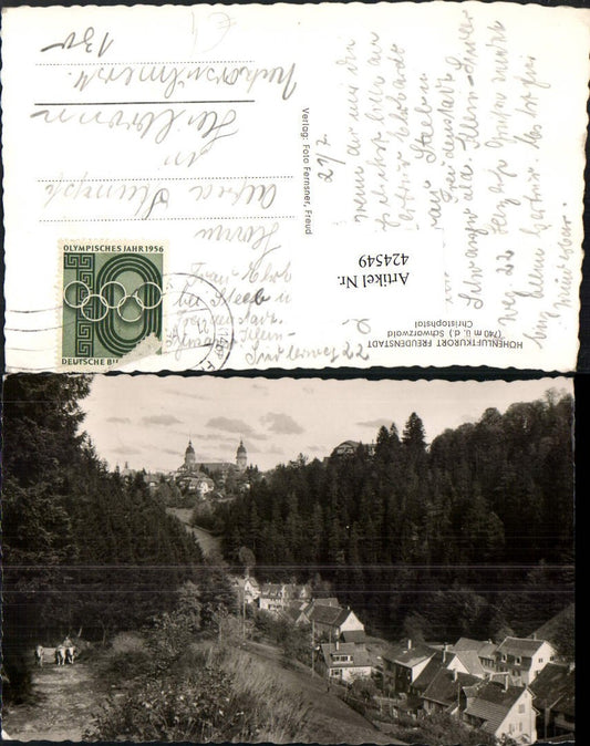 424549, Freudenstadt in the Black Forest, Christophstal, partial view