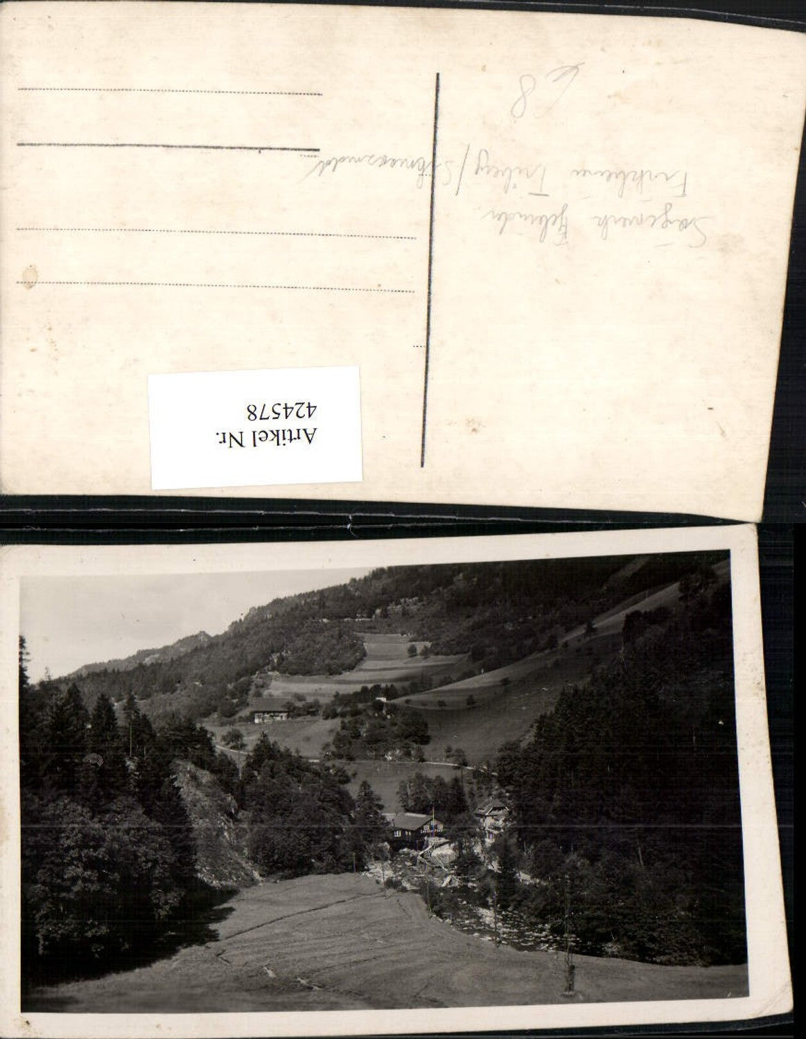 424578,Foto AK Sägewerk Finkbeiner b. Triberg im Schwarzwald