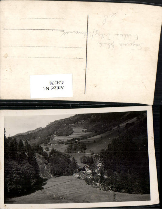 424578,Foto AK Sägewerk Finkbeiner b. Triberg im Schwarzwald