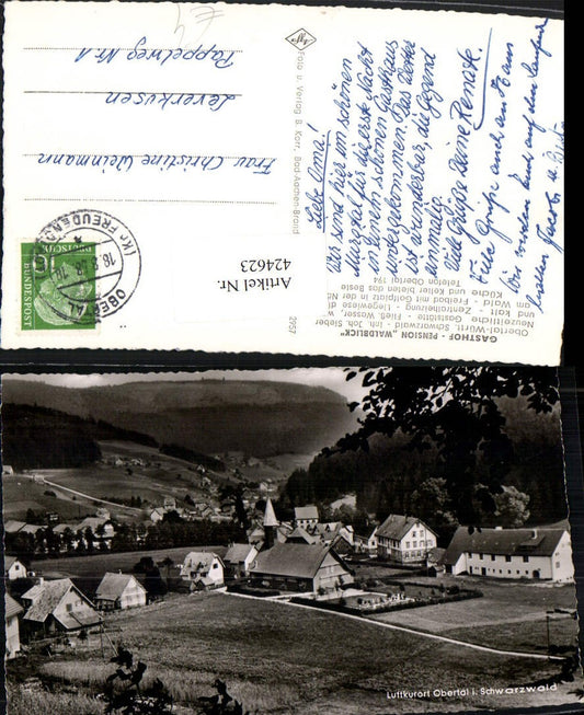 424623, Obertal near Baiersbronn in the Black Forest, partial view