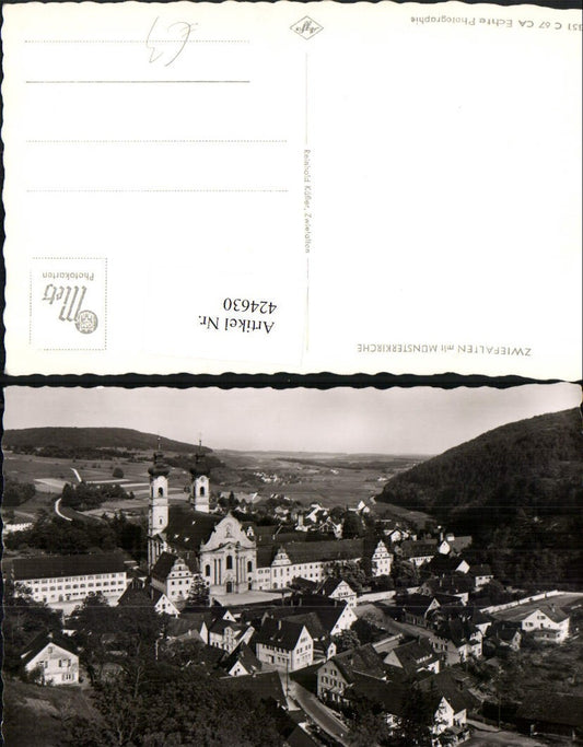 424630, Zwiefalten partial view with Münster Church