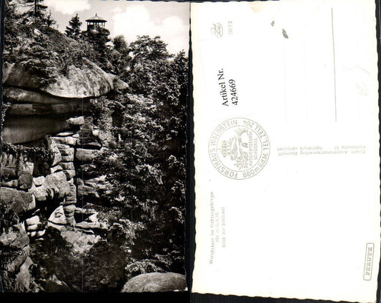 424669,Waldstein im Fichtelgebirge b. Zell Blick zur Schüssel