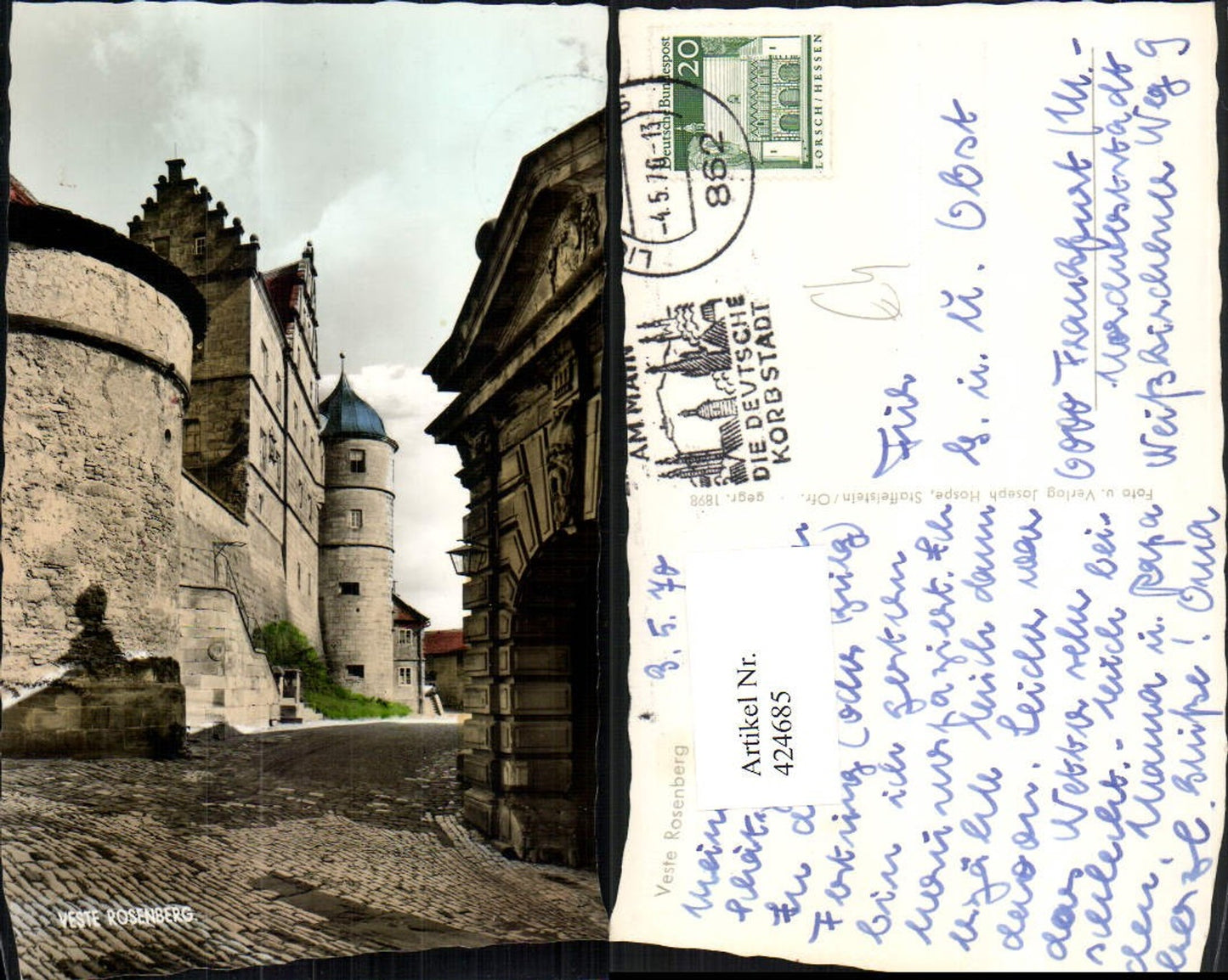 424685,Veste Festung Rosenberg b. Kronach