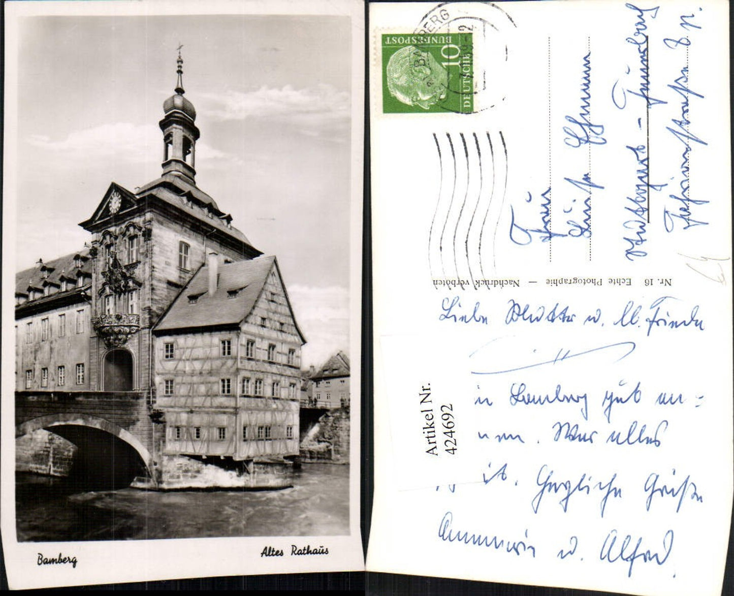 424692, Bamberg Old Town Hall Bridge