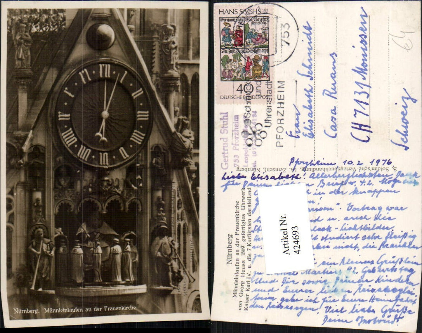 424693,Nürnberg Frauenkirche Männleinlaufen