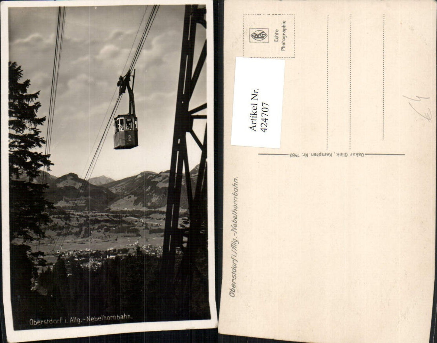 424707, Oberstdorf im Allgäu Nebelhorn cable car