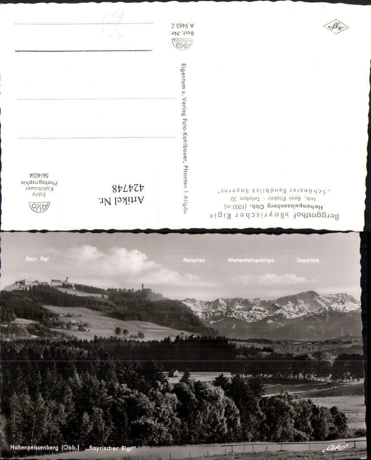 424748,Hohenpeissenberg Bayrischer Rigi Bergkulisse