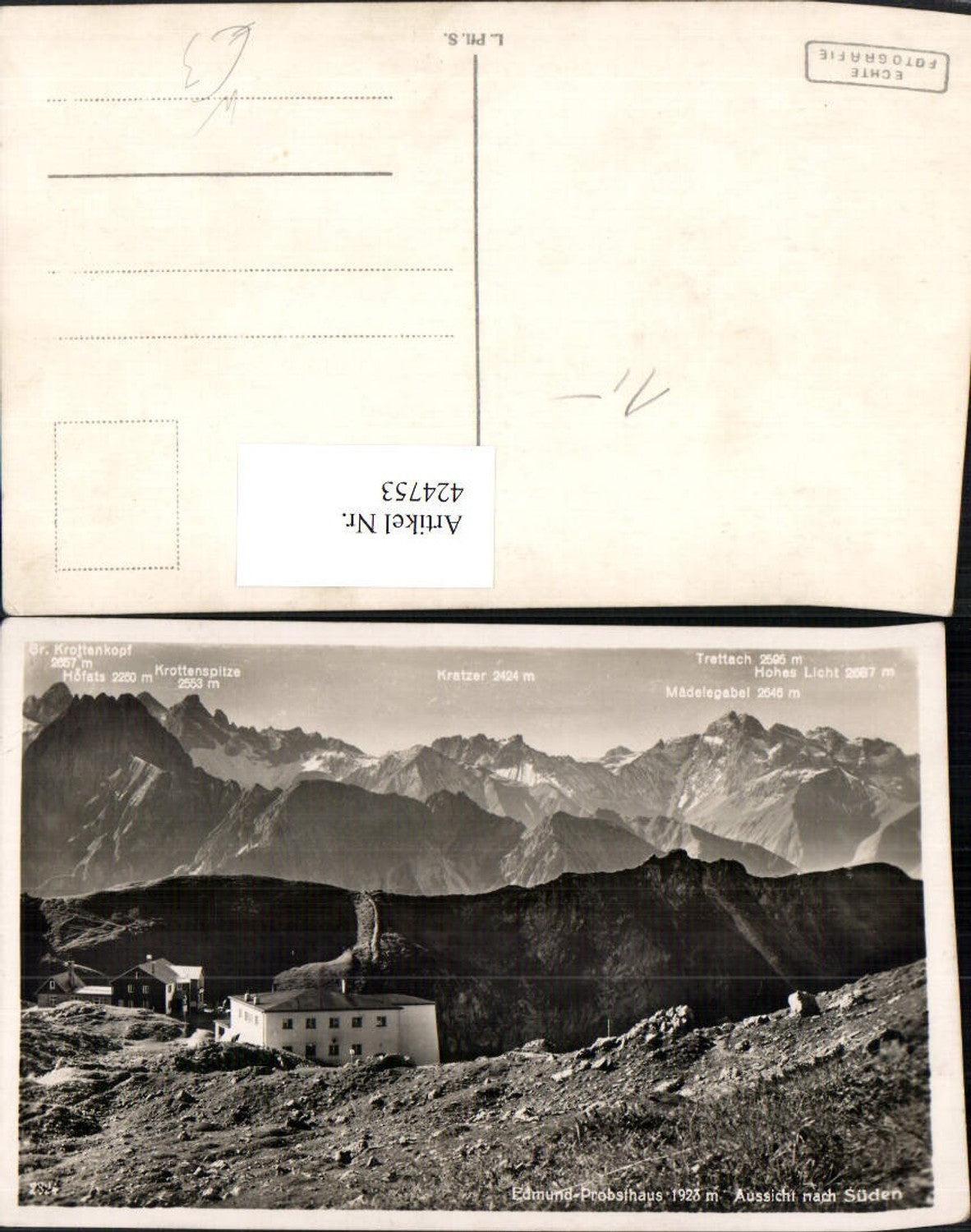 424753,Emdund-Probsthaus Berghütte b. Oberstdorf Bergkulisse