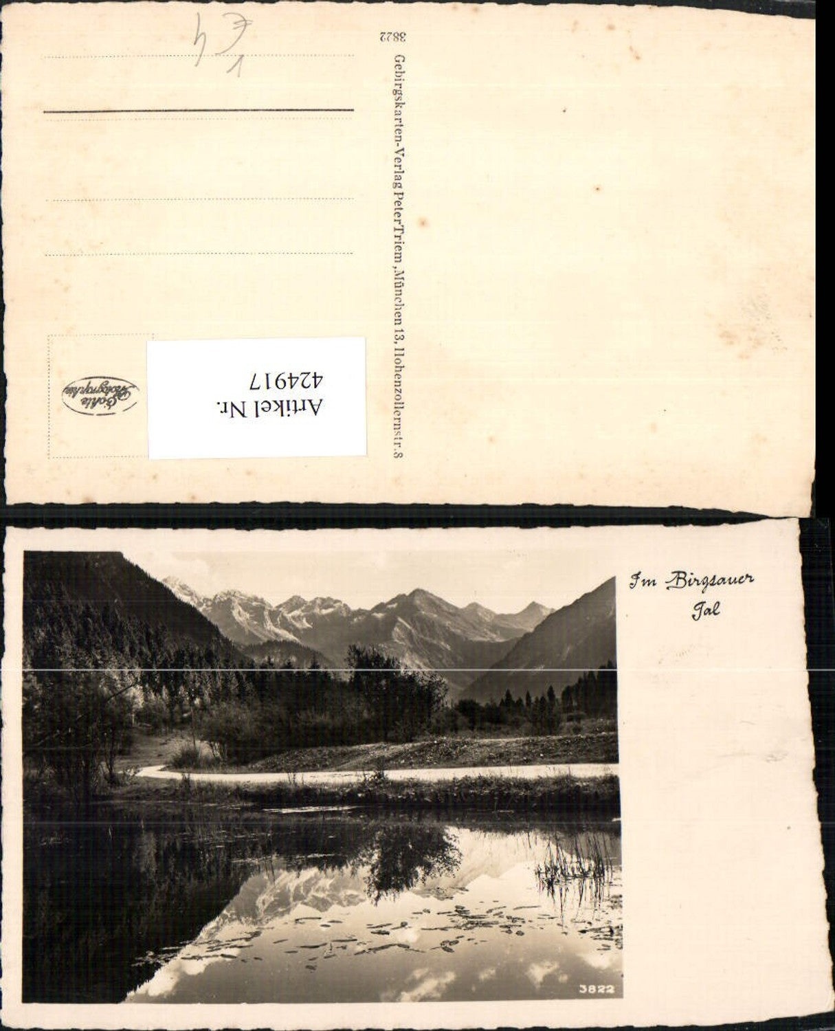 424917,Birgsauer Tal b. Oberstdorf im Allgäu Bergkulisse pub Peter Triem 3822