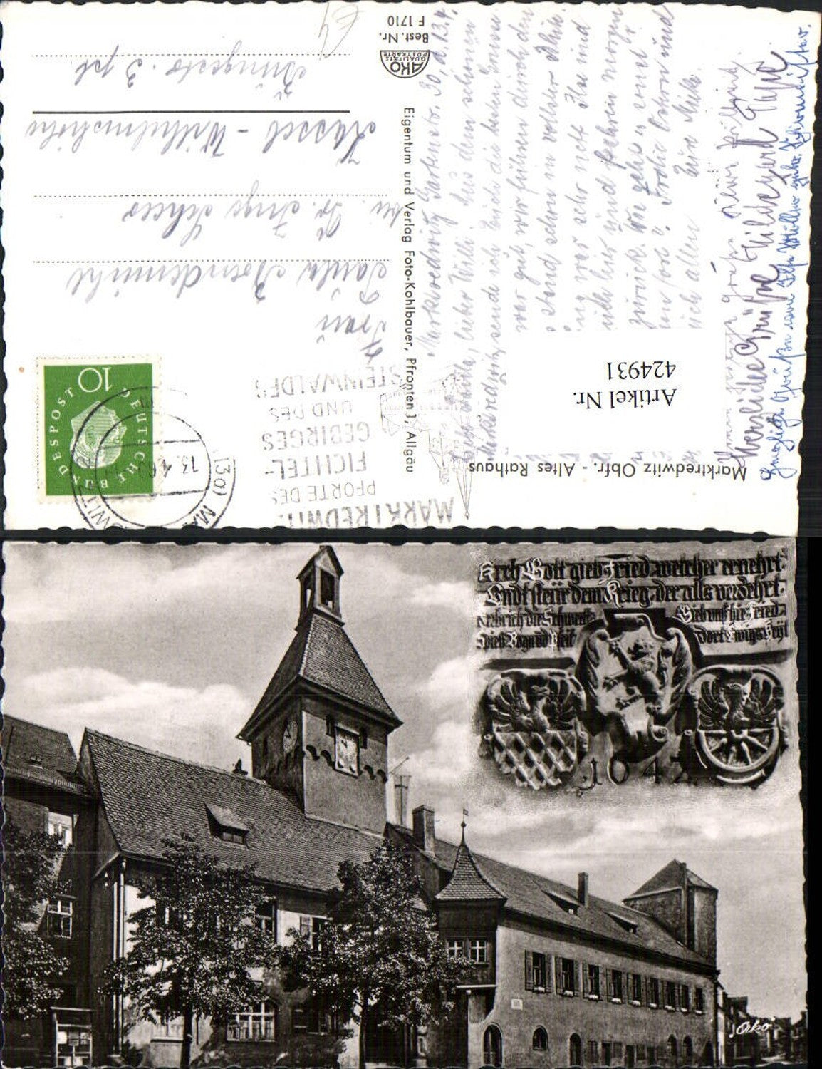 424931, Marktredwitz Old Town Hall Tower