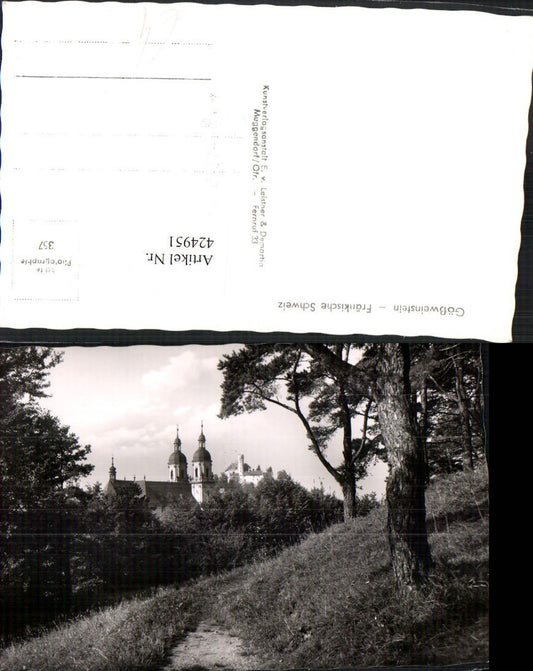 424951,Fränkische Schweiz Gößweinstein Kirche