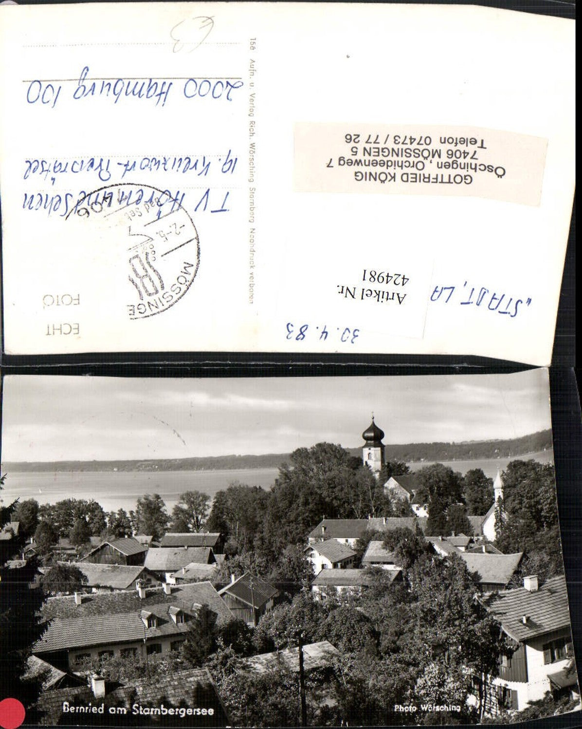 424981, Bernried am Starnberger See, partial view