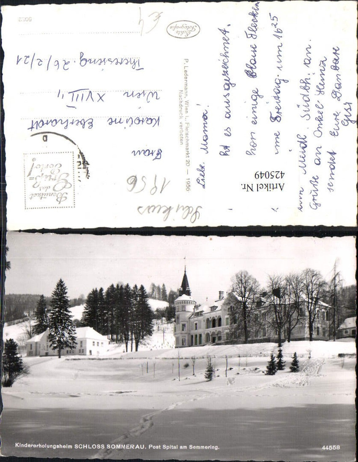 Alte Ansichtskarte – Old Postcard