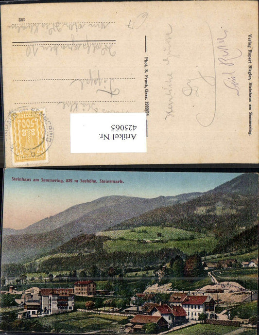 Alte Ansichtskarte – Old Postcard