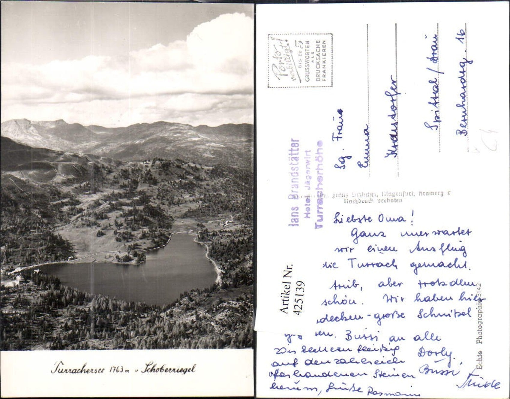 Alte Ansichtskarte – Old Postcard