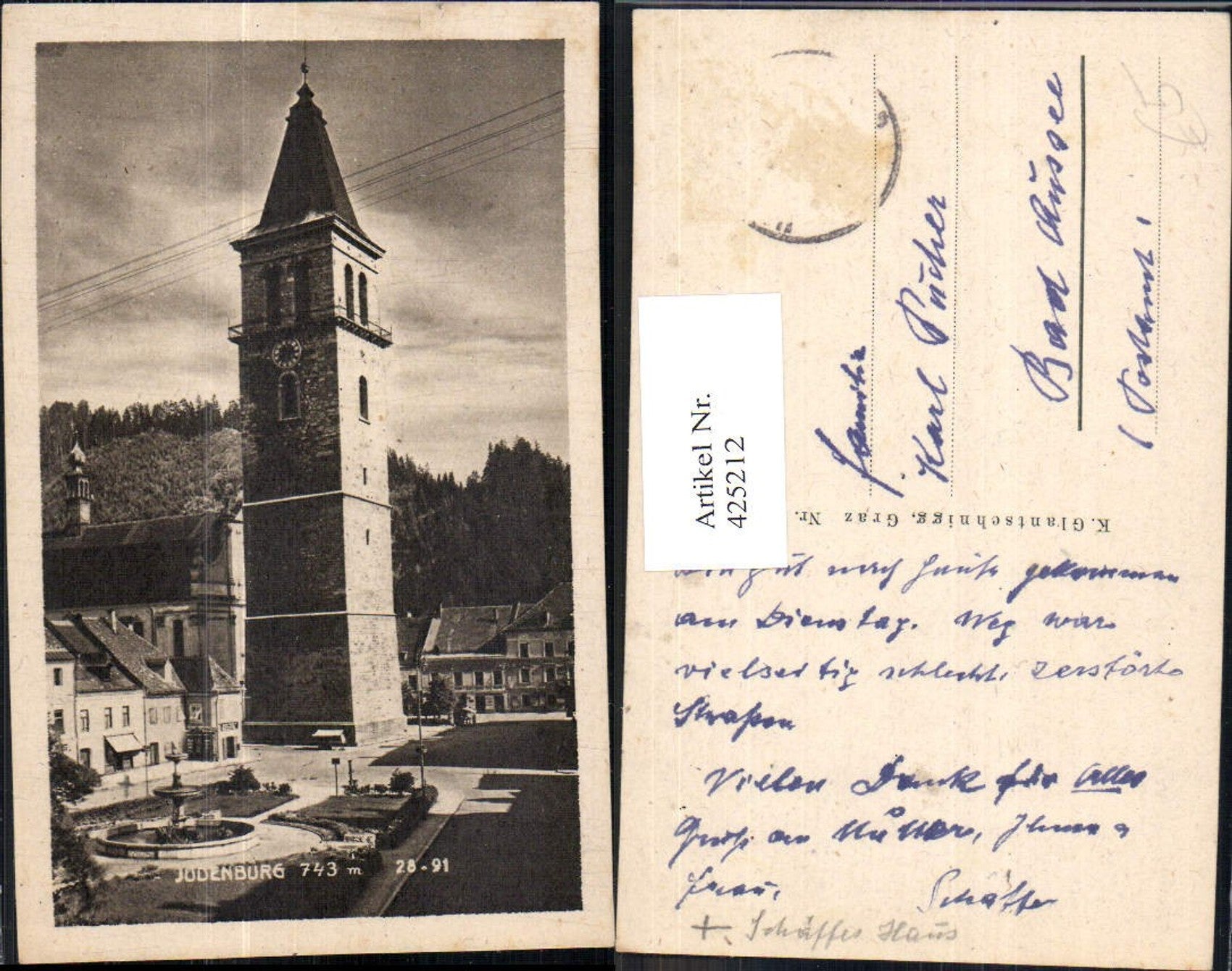 Alte Ansichtskarte – Old Postcard