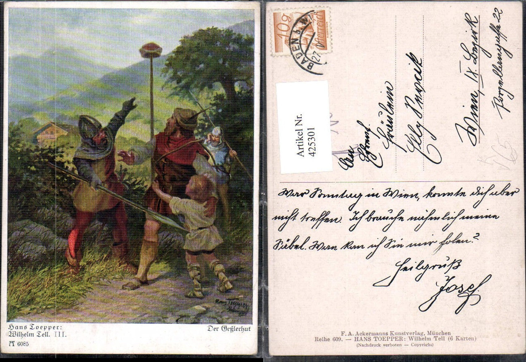 Alte Ansichtskarte – Old Postcard