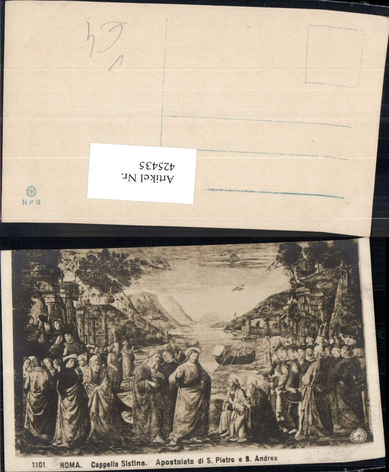 425435,Künstler Ak Capella Sistina Apostolato di S. Pietro e S. Andrea Religion pub NPG 1101