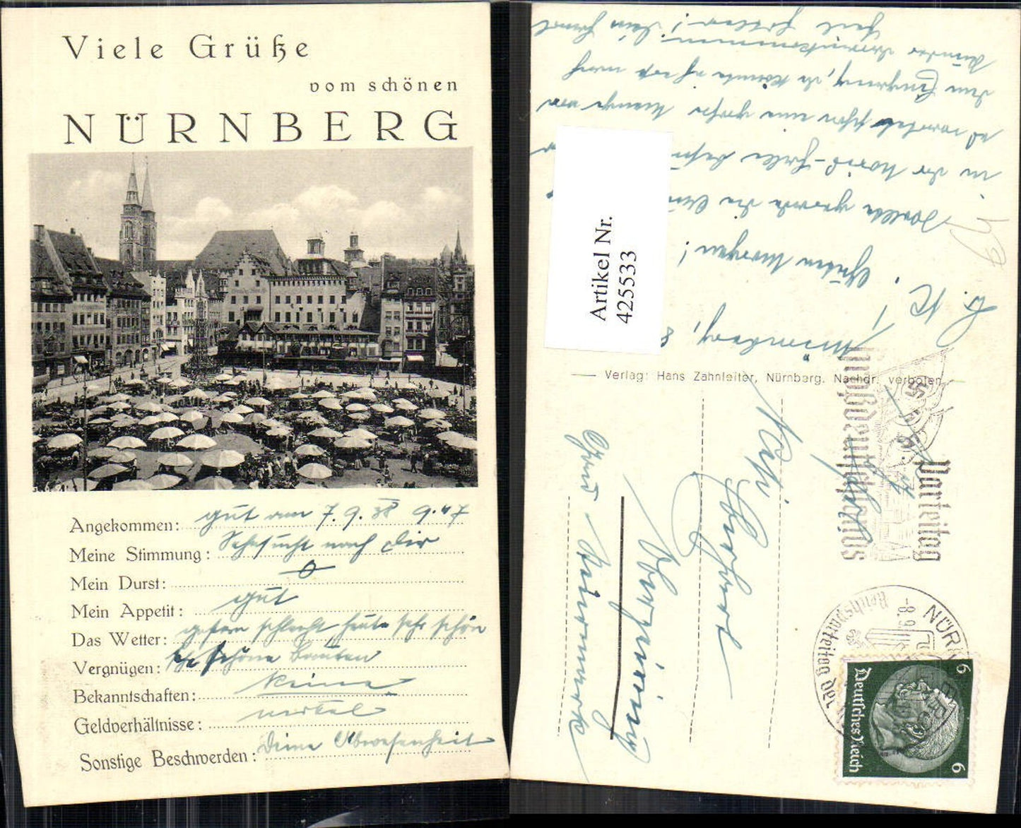 Alte Ansichtskarte – Old Postcard