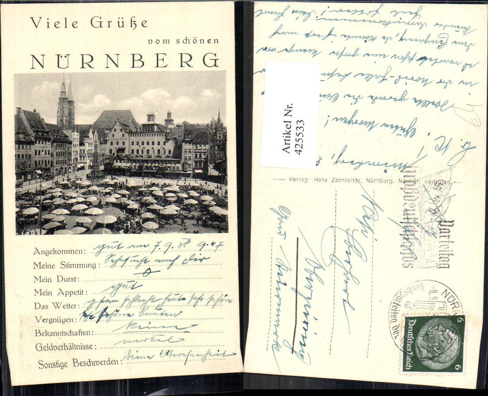 Alte Ansichtskarte – Old Postcard